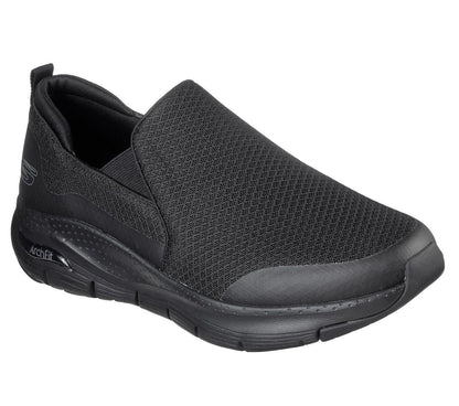 Mens Wide Fit Skechers SK232043WW Arch Fit Banlin Walking Trainers