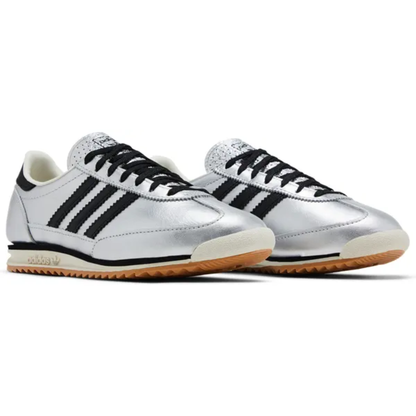 Adidas Originals Women's Silver/Black SL72 OG Sneakers, JH6363 (No Box)