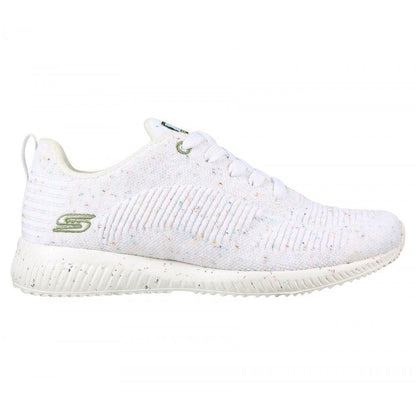 Womens Wide Fit Skechers Bobs Squad Reclaim Life 117282 Walking Trainers
