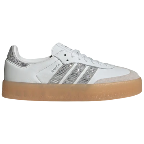 Adidas Originals Women's White/Silver Metallic Sambae Sneakers, IH4046