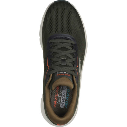 Men's Wide Fit Skechers 232714 D'lux Walker 2.0 Swave Trainers