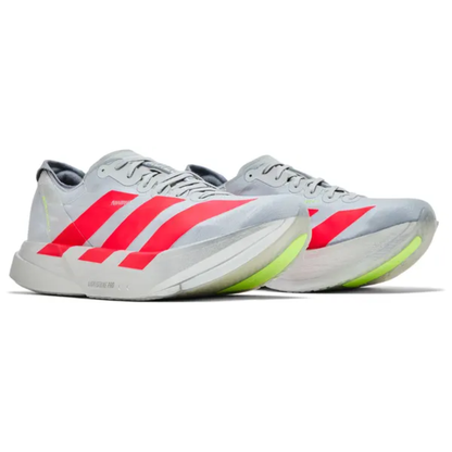 Adidas Men's Silver Adizero Adios Pro 4 Sneakers, JR6372 (No Box)