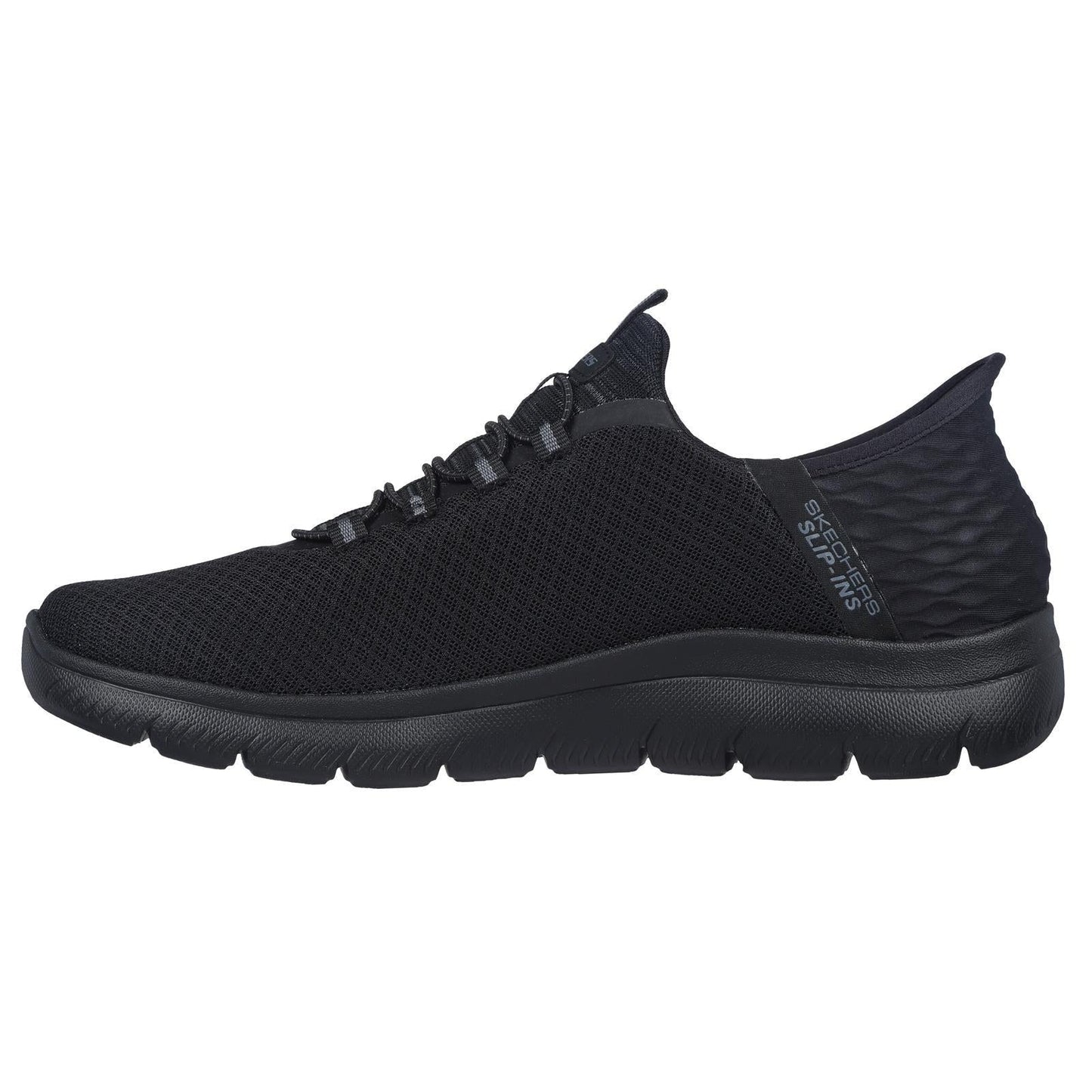 Men's Wide Fit Skechers Slip-ins 232457 High Range Summits Trainers -  Black