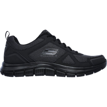 Men's Wide Fit Skechers 52630 Track Bucolo Sports Trainers - Black