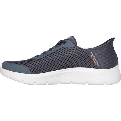 Men's Wide Fit Skechers 216324 Slip-ins Go Walk Flex Hands Up Trainers