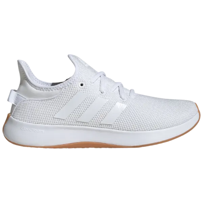 Adidas Women's White/Gum Cloudfoam Pure Sneakers, II0043 (No Box)