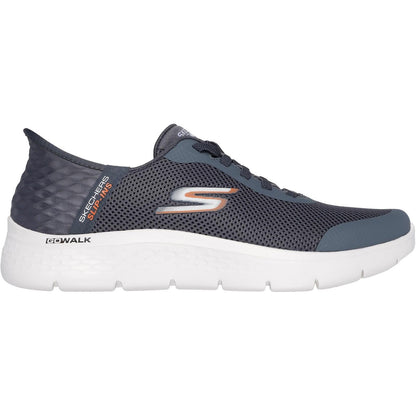 Men's Wide Fit Skechers 216324 Slip-ins Go Walk Flex Hands Up Trainers