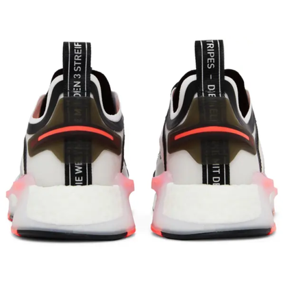 Adidas Men's White/Silver/Black NMD_V3 Sneakers, GW1860 (No Box)