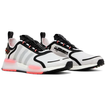 Adidas Men's White/Silver/Black NMD_V3 Sneakers, GW1860 (No Box)