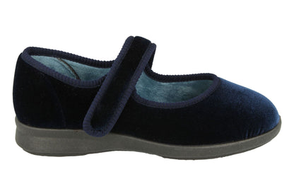 Womens Wide Fit DB Whitby Slippers