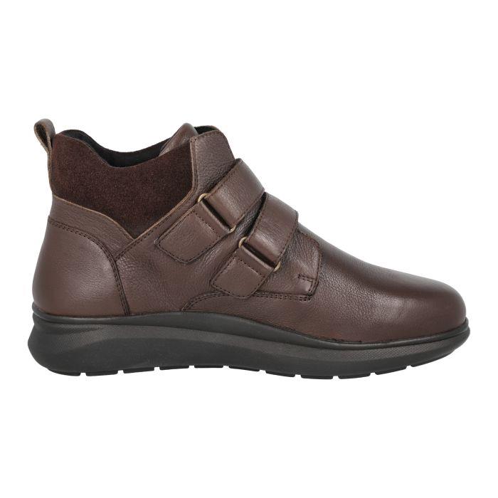 Men's Wide Fit DB Solomon Boots - Brown Lea / Suede