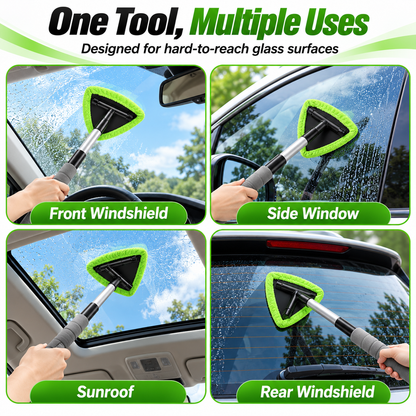 9-Piece Windshield Cleaning Kit – Extendable Car Window Cleaner for a Streak-Free Shine 🚗✨