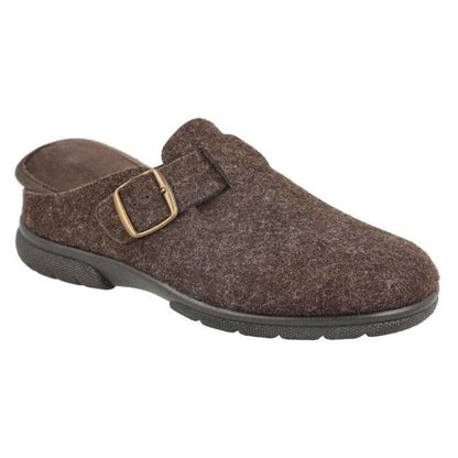 Men's Wide Fit DB Skyfall Mule Buckle Slippers