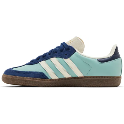 Adidas Originals Women's Hazy Green/Indigo Samba OG Sneakers, JI4208 (No Box)