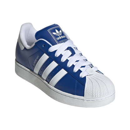 Adidas Originals Men's Blue Superstar II Sneakers, JI0145 (No Box)