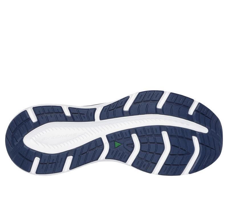 Men's Relaxed Fit Skechers 232836 Edgeride Exxo Trainers - White Navy