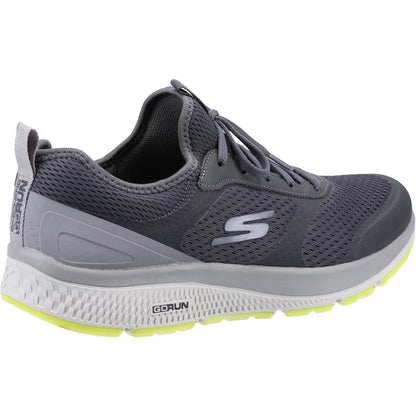 Men's Wide Fit Skechers 220102 GOrun Consistent Trainers - Charcoal/Lime