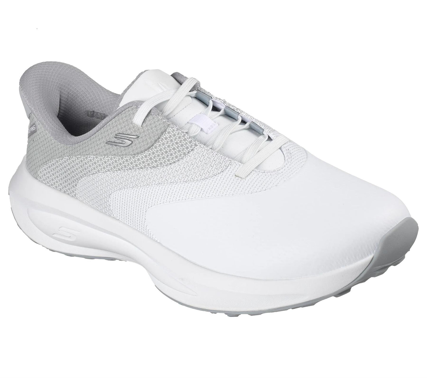 Men's Wide Fit Skechers Slip-ins 214153W Golf Waterproof Flow SI Trainers