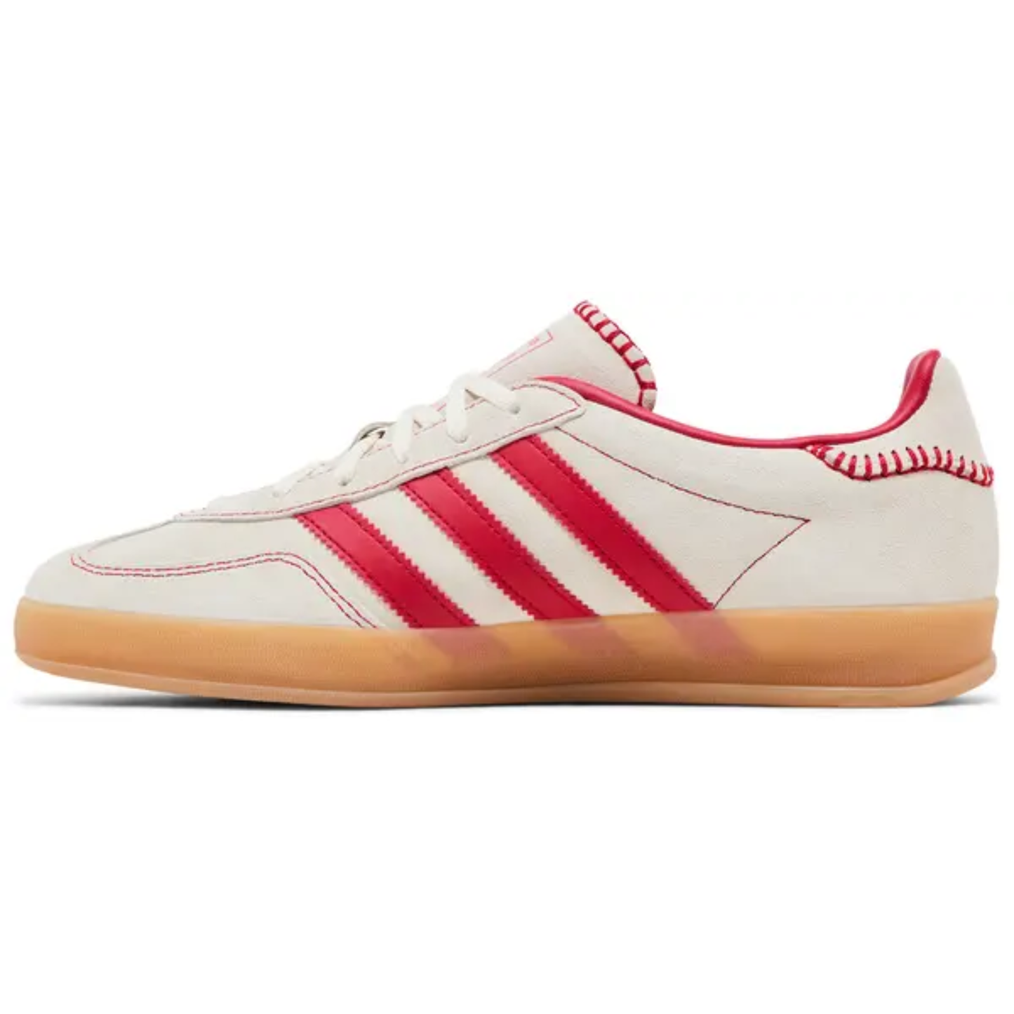 Adidas Originals Women's Cream/Scarlet Gazelle Indoor Sneakers, JS1402 (No Box)