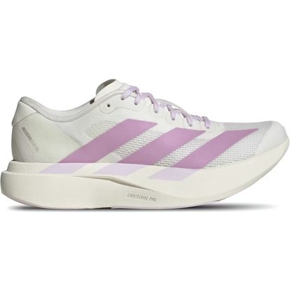 Adidas Women's Off White/LiLac Adizero Evo SL Sneakers, KI7354