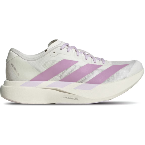 Adidas Women's Off White/LiLac Adizero Evo SL Sneakers, KI7354
