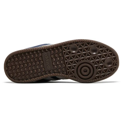 Adidas Originals Men's Dark Blue/Gum Samba XLG Sneakers, IE9179 (No Box)