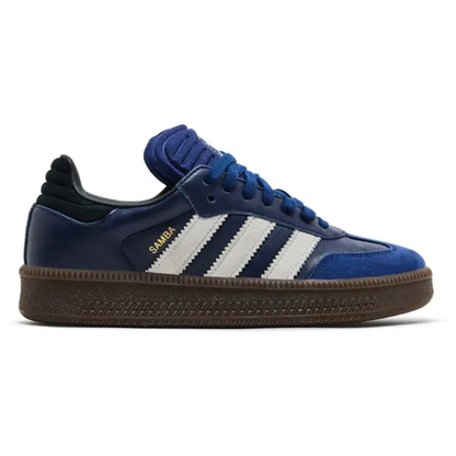 Adidas Originals Men's Dark Blue/Gum Samba XLG Sneakers, IE9179 (No Box)