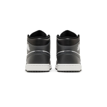 Air Jordan 1 Mid 'Black White Iron Grey' (2024)