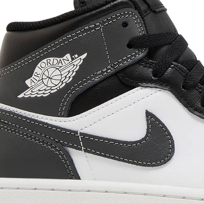 Air Jordan 1 Mid 'Black White Iron Grey' (2024)