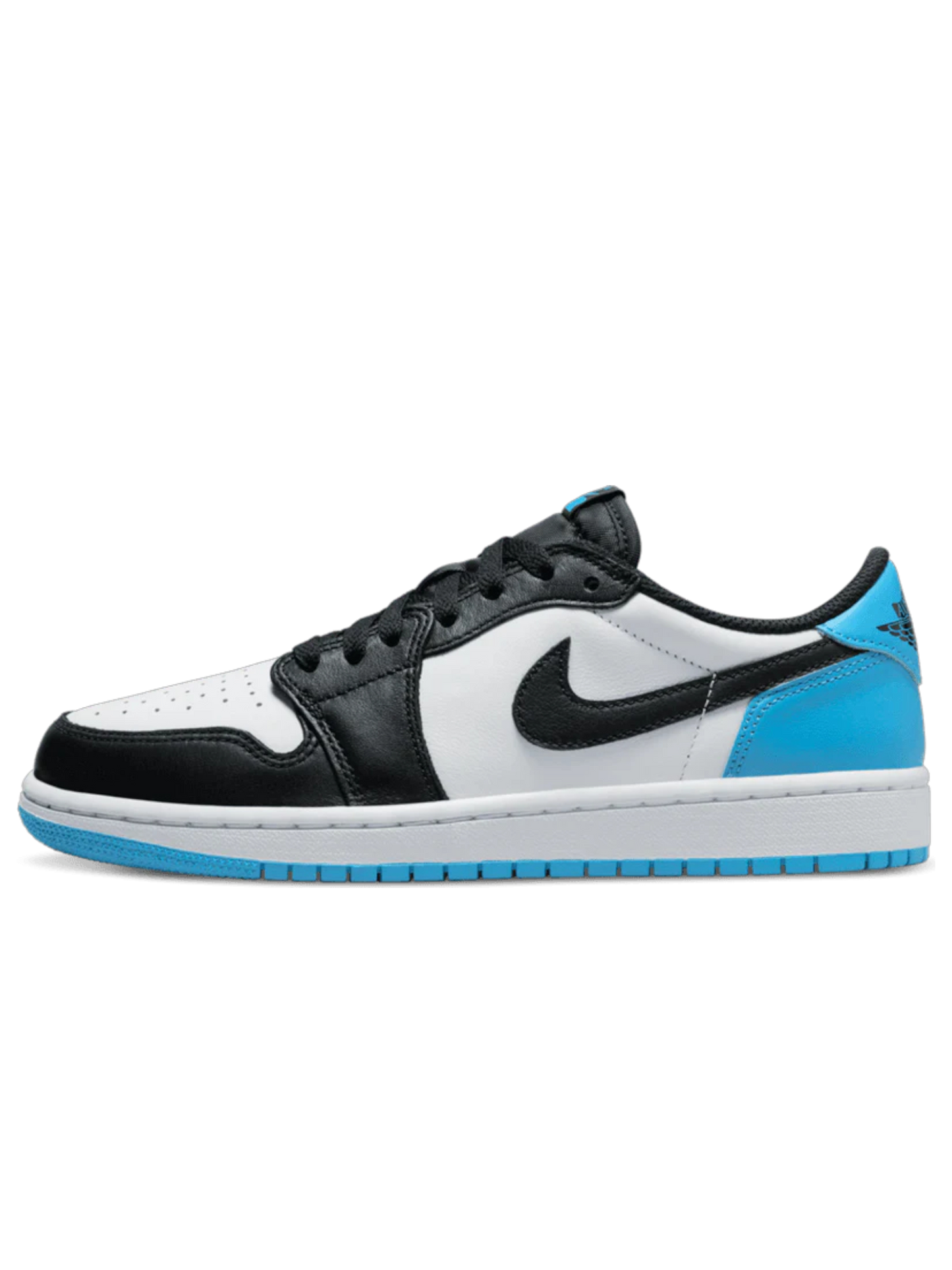 Air Jordan 1 Low Black Dark Powder Blue