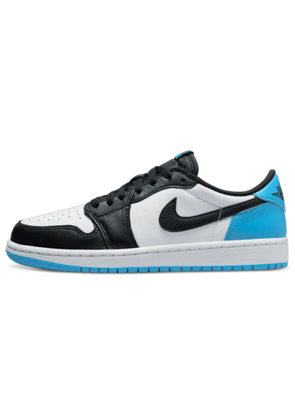 Air Jordan 1 Low Black Dark Powder Blue