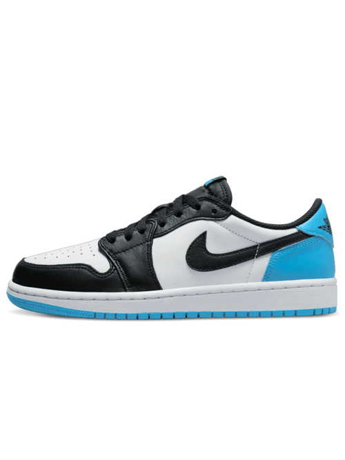 Air Jordan 1 Low Black Dark Powder Blue