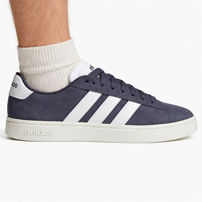 Adidas Men's Navy Grand Court Alpha Chunky Sneakers, JH7233