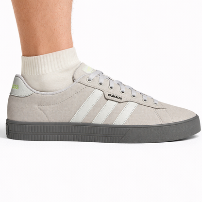 Adidas Men's Grey Daily 3.0 Sneakers, IF7489