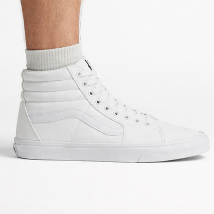 Vans Mens True White Sk8-Hi Sneakers, VN000D5IW00