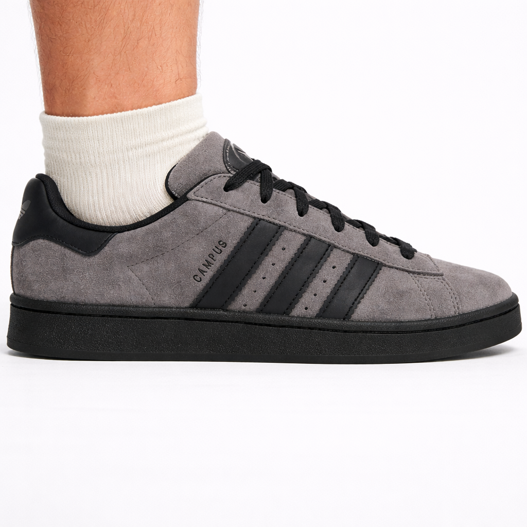 Adidas Originals Men's Charcoal Black Campus 00s Sneakers, IF8770 (No Box)
