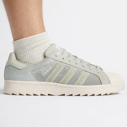 Adidas Originals Men's Green CLOT x Superstar Breathe Sneakers, IH3643 (No Box)