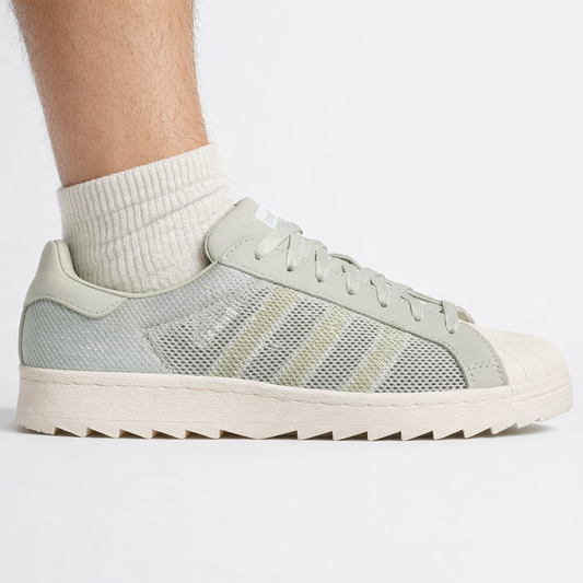 Adidas Originals Men's Green CLOT x Superstar Breathe Sneakers, IH3643 (No Box)