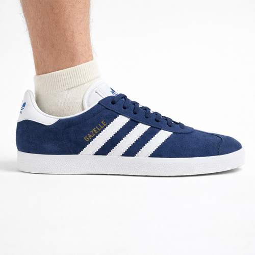 Adidas Originals Men's Blue Gazelle 'Navy' Sneakers, BB5478 (No Box)