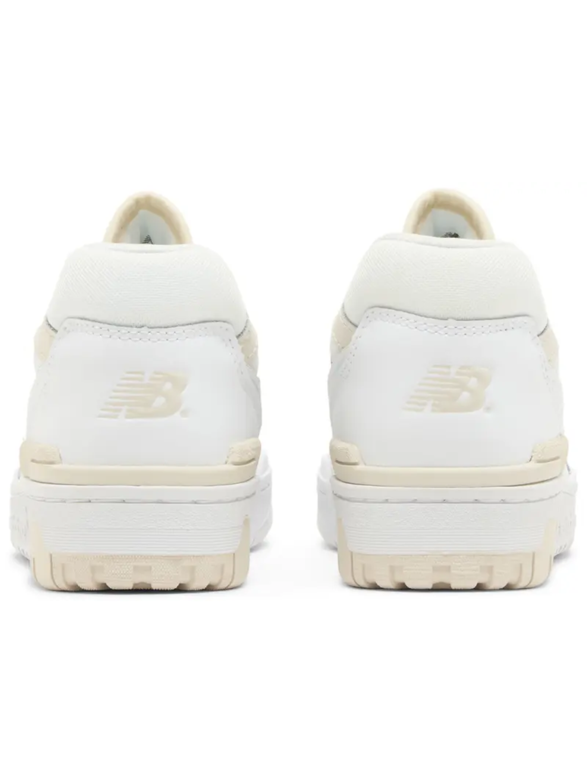 New Balance Women's 550 Chunky Sneakers, White/Linen, BBW550BK