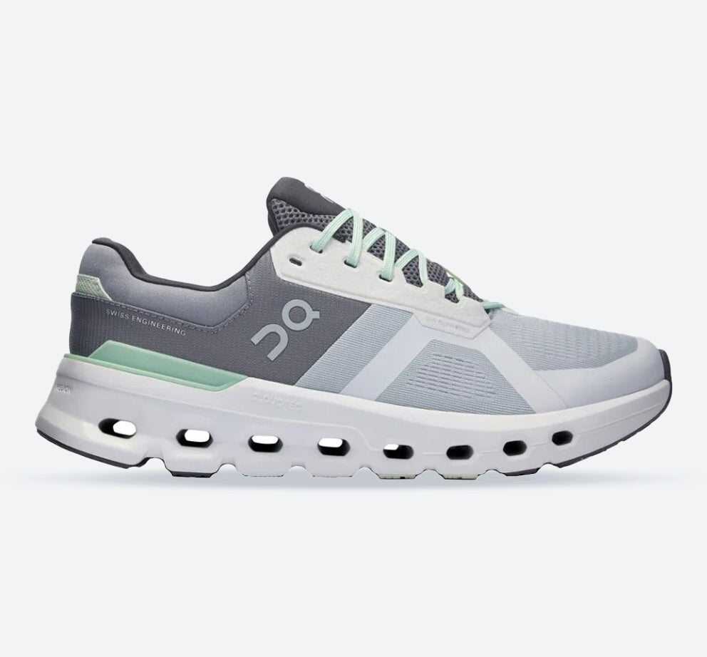 Men's Wide Fit On Cloudrunner 2 Training Shoes - Glacier/Sage