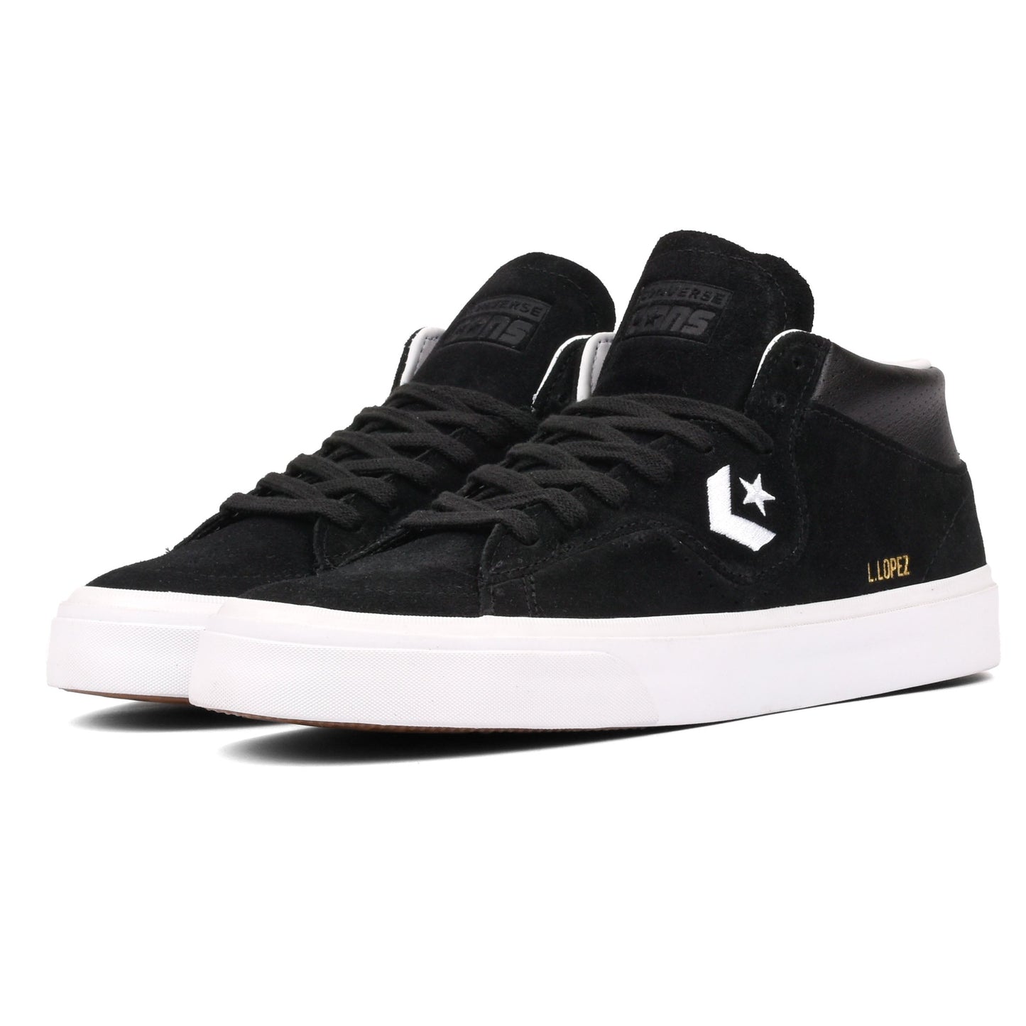 Converse Cons - Louie Lopez Pro Mid (Black/Black/White) *SALE