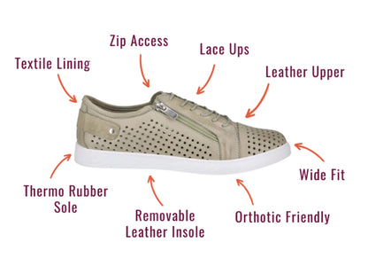 Cabello Comfort EG17 Womens Leather European Leather Casual Shoes