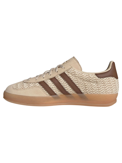 Adidas Originals Women's Tan/Sand Strata Gazelle Indoor Sneakers, JS1418
