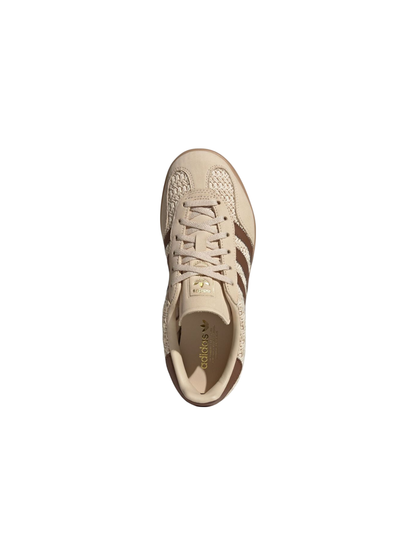 Adidas Originals Women's Tan/Sand Strata Gazelle Indoor Sneakers, JS1418