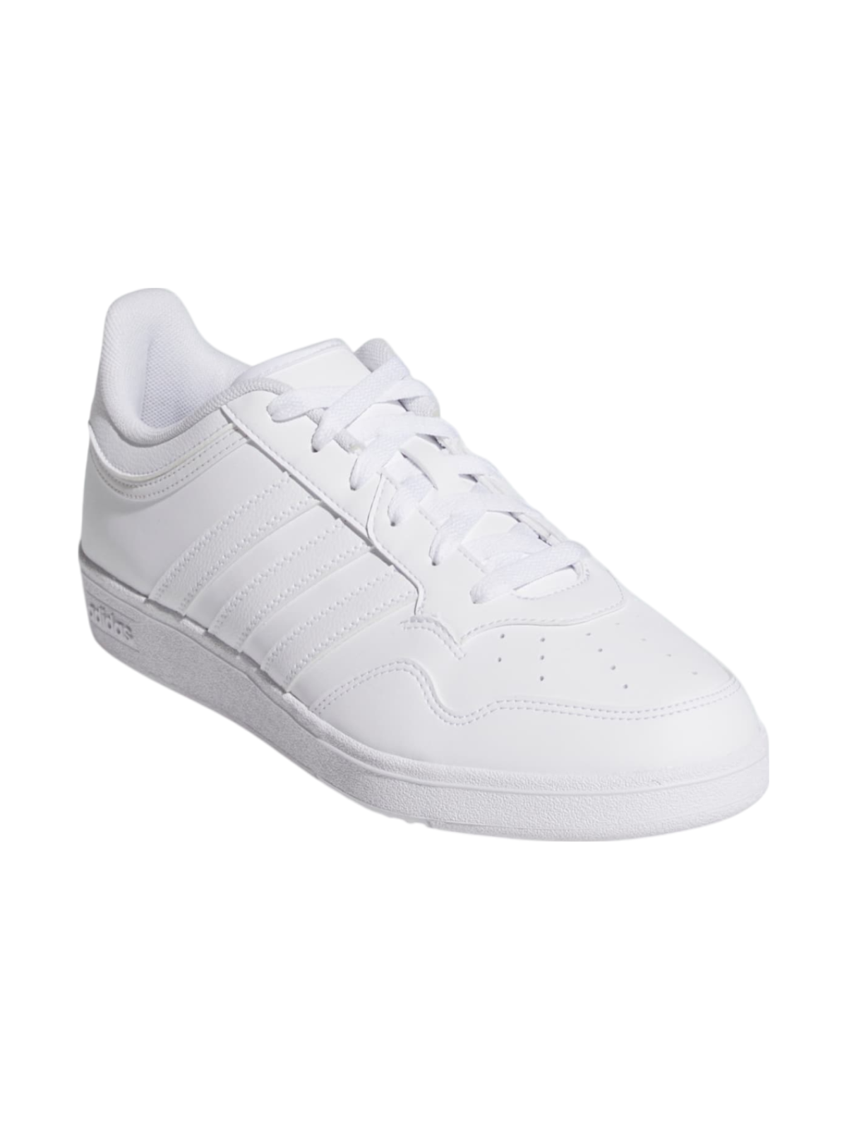 Adidas Men's White Hoops 4.0 Sneakers, JH6141 (Damaged Box)