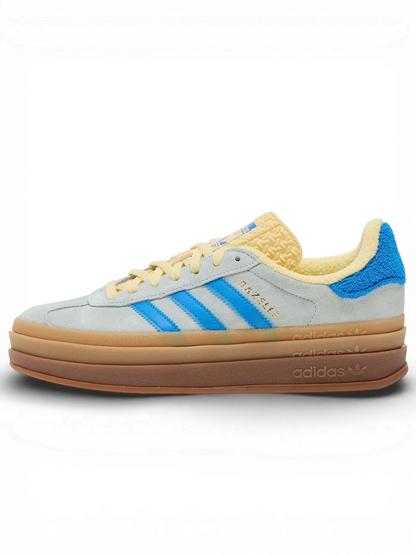 Adidas Gazelle Bold Almost Blue Yellow (Women's)