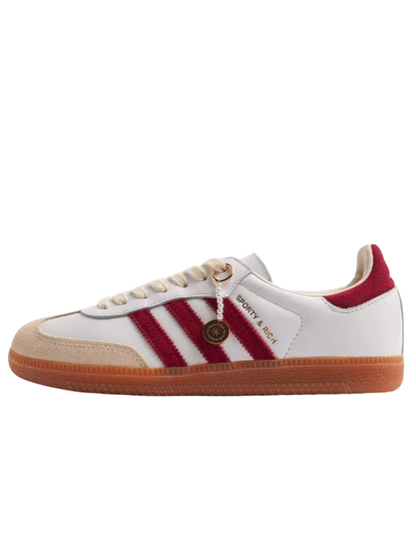 Adidas Samba Sporty & Rich White Core Burgundy