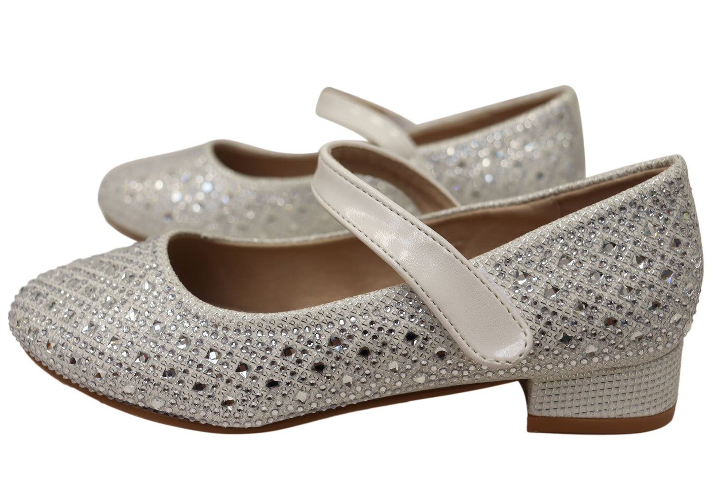 Grosby Ramona Glitter Girls Kids Mary Jane Formal Dress Shoes