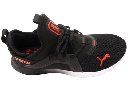 Puma Softride Enzo 5 Mens Comfortable Shoes Black Red